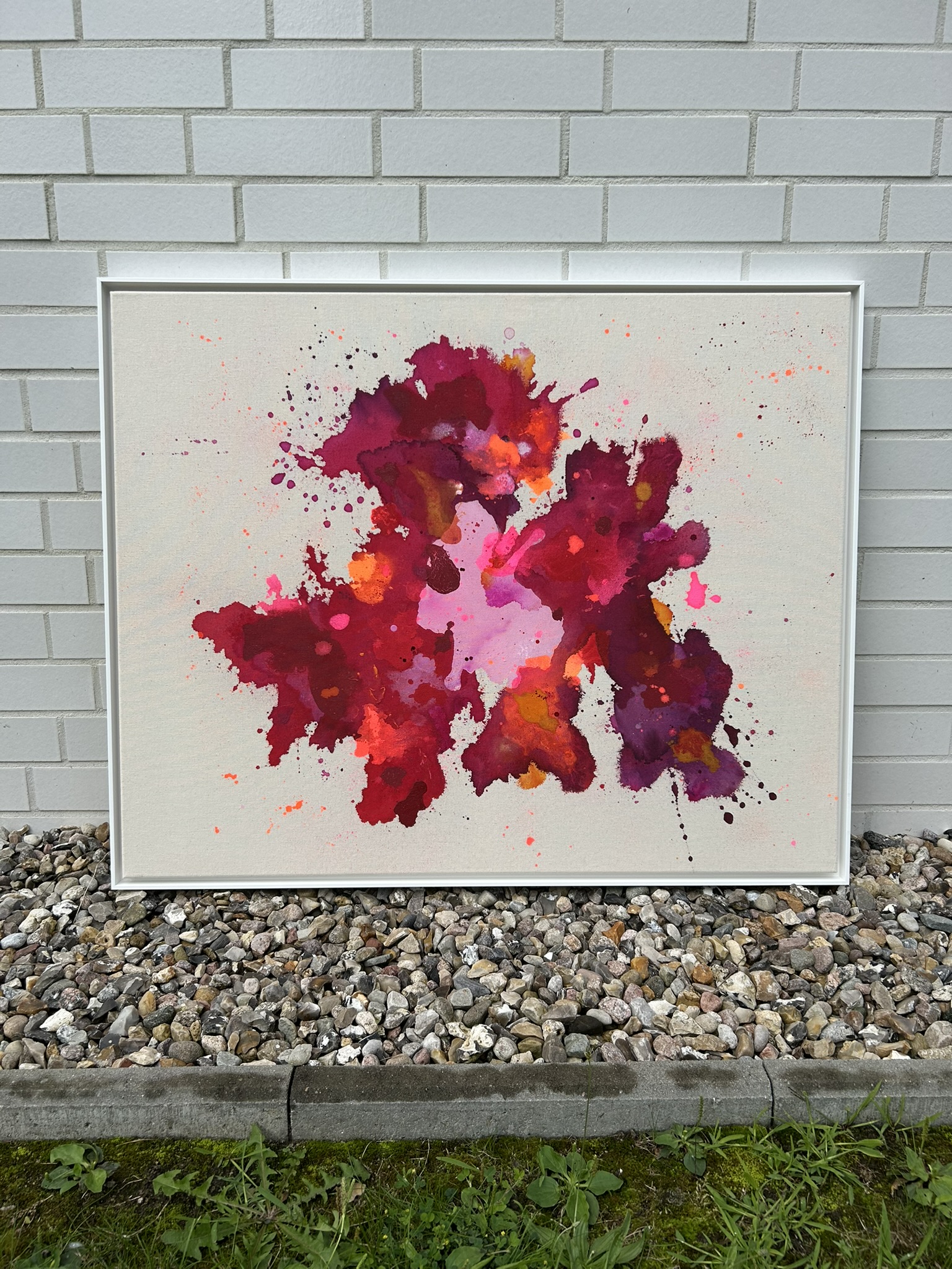 Befreiung, 2025, Acryl auf roher Baumwollleinwand, Ansicht 11